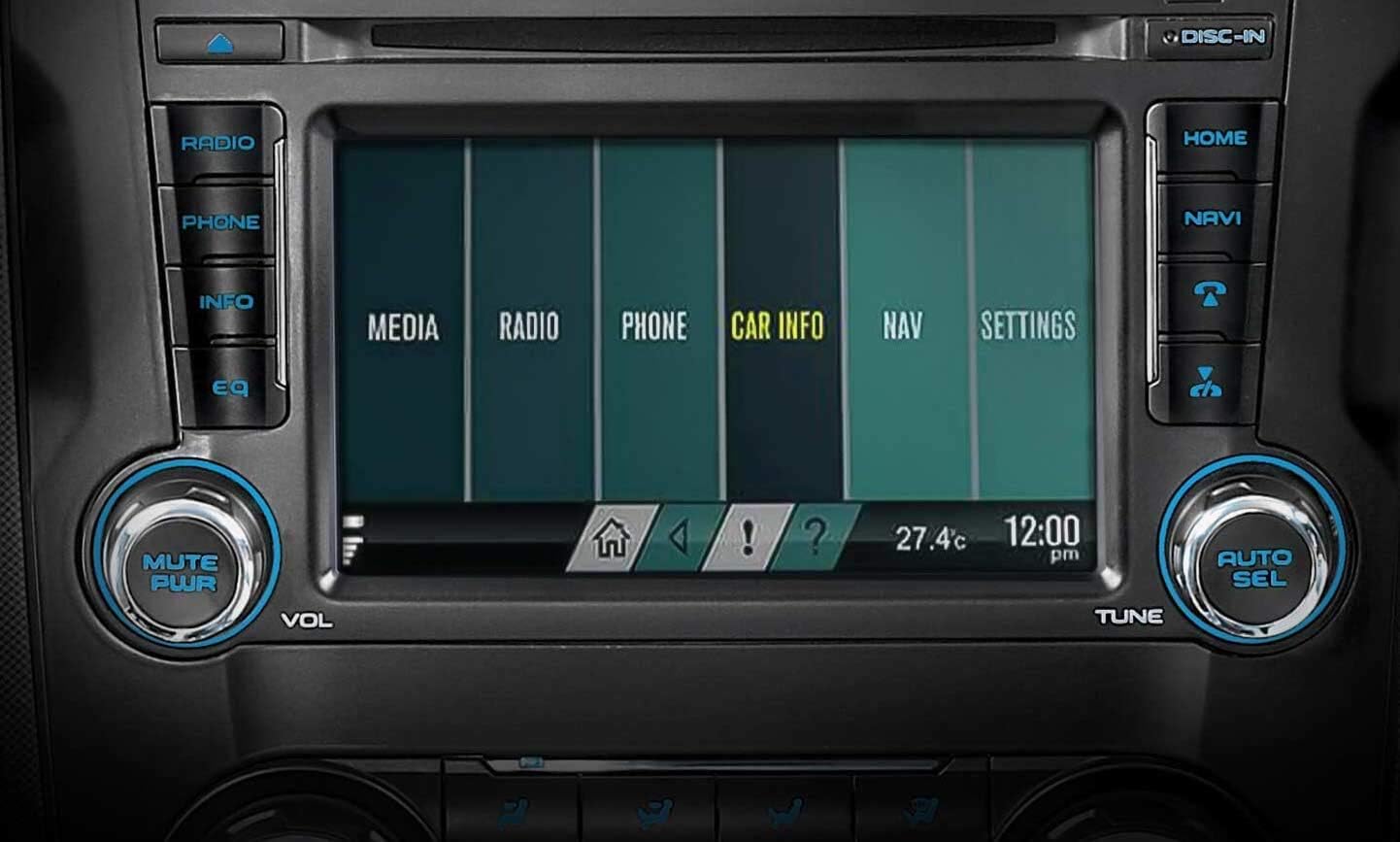 CAIDEN GUARDS Car Infotainment Navigation Music System Screen Protector Compatible With MAHINDRA SCORPIO S11 CAR Touch Screen Infotainment System (7 inch) (GLOSSY FINISH)