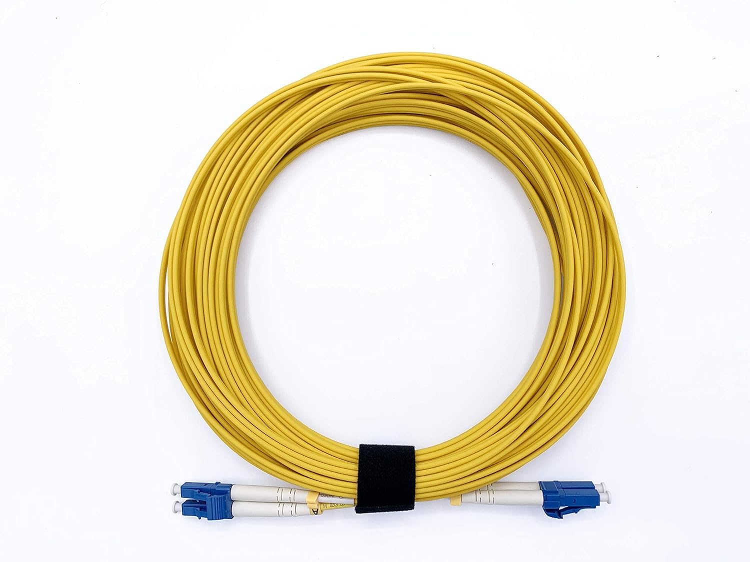 Elfcam Cavo Fibra Ottica LC/UPC per LC/UPC OS2 Monomodale Duplex 9/125um LSZH, 30M