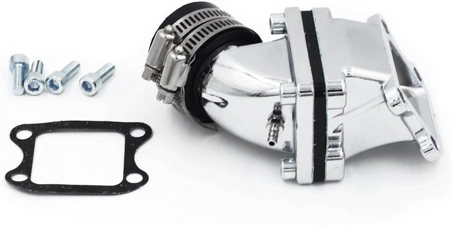 Glixal DIO AF16/18/27/28 DD50 50cc Alloy High Performance Carburetor Intake Manifold Inlet Pipe CX ZX SE50 SK50 SA50 Elite 2 Stroke Scooter Moped ATV