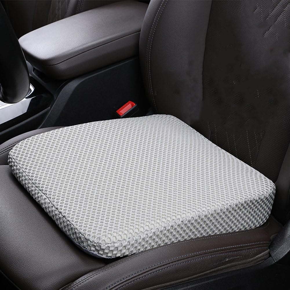 CojíN Elevador Asiento Coche para Captur II I/Captur E-Tech 2.Gen/1.Gen 2013-2025, Antideslizante Cojines Aumentar Asientos Protector Almohadillas Accesorios Interior,Grey-8cm