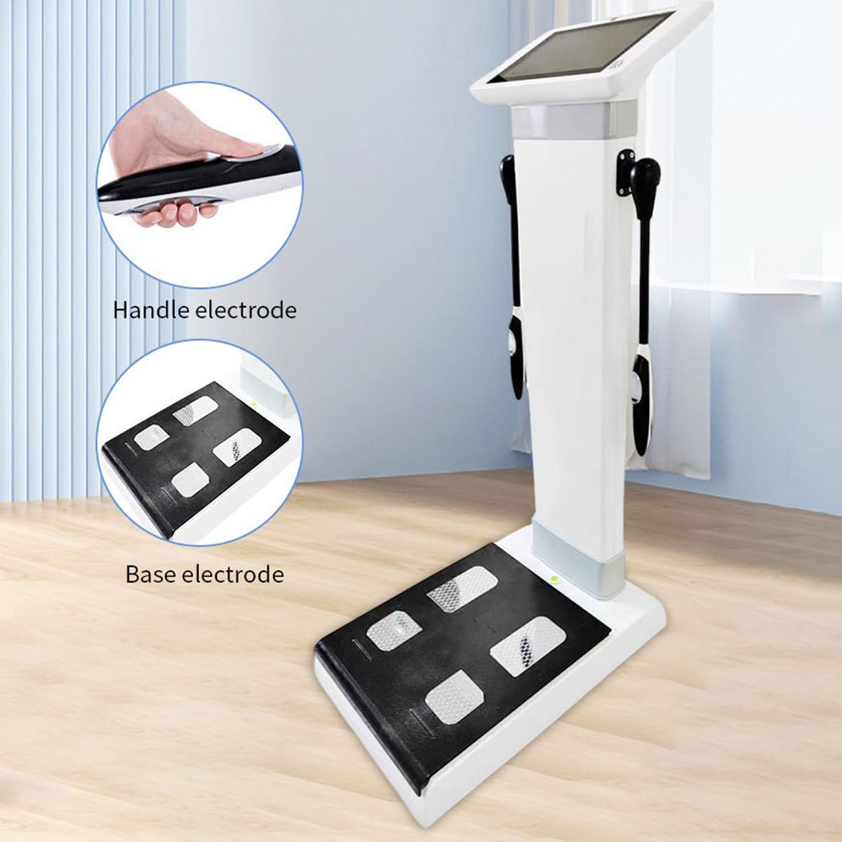 Máquina de análisis de bioimpedancia táctil HD de 10,1 pulgadas, analizador inteligente de composición corporal, análisis de medición, máquina de prueba de grasa, analizador humano, escáner corporal i
