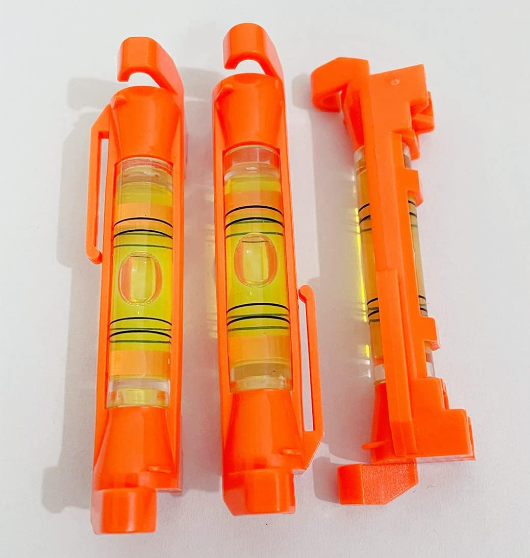 6x Hanging Bubble Line Level Small Horizontal String Bubble Spirit Levels Measuring Layout Tools