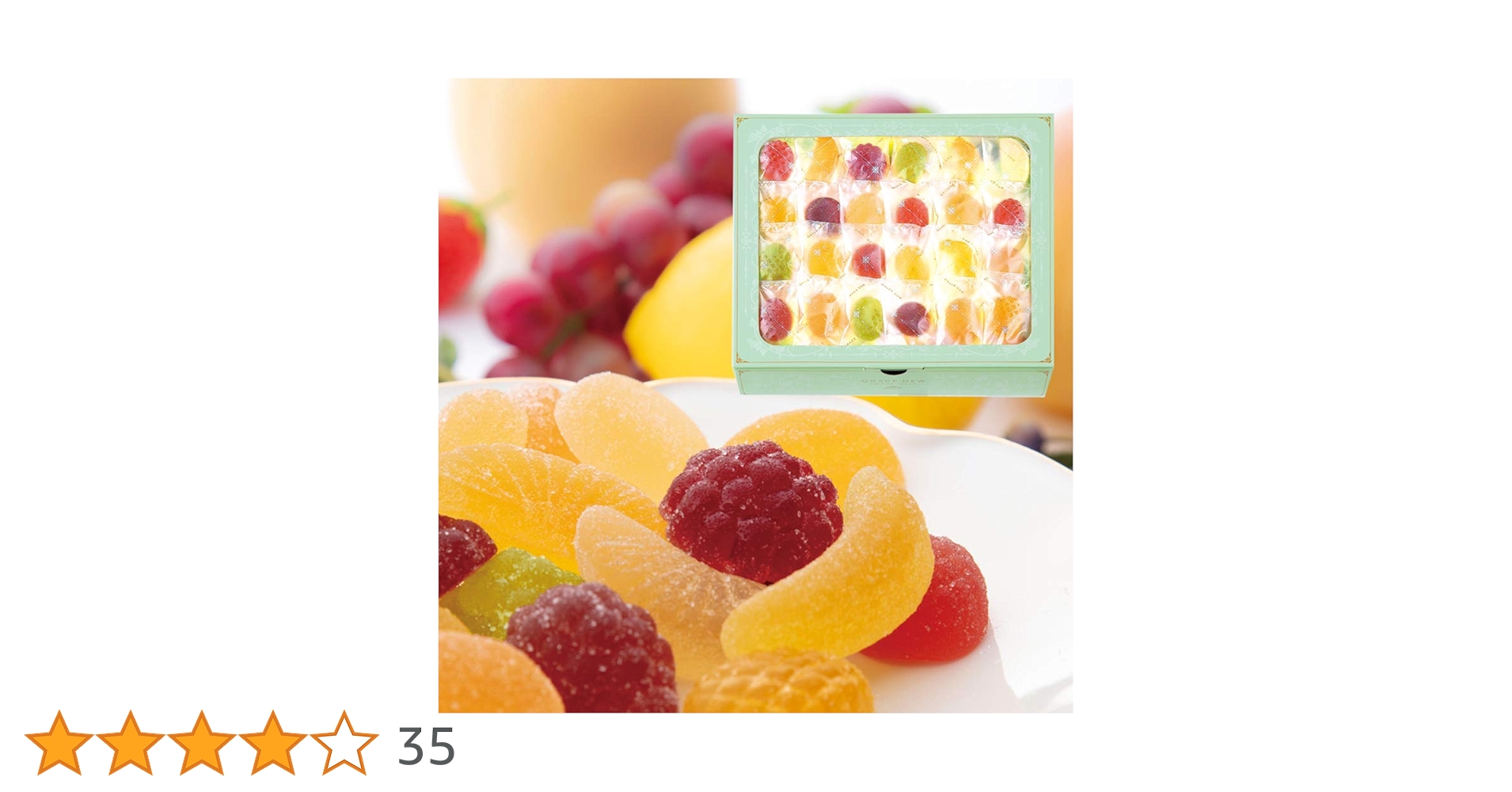 Amazon.co.jp: 西洋菓子鹿鳴館 フルーツゼリー 恵みのしずく 70