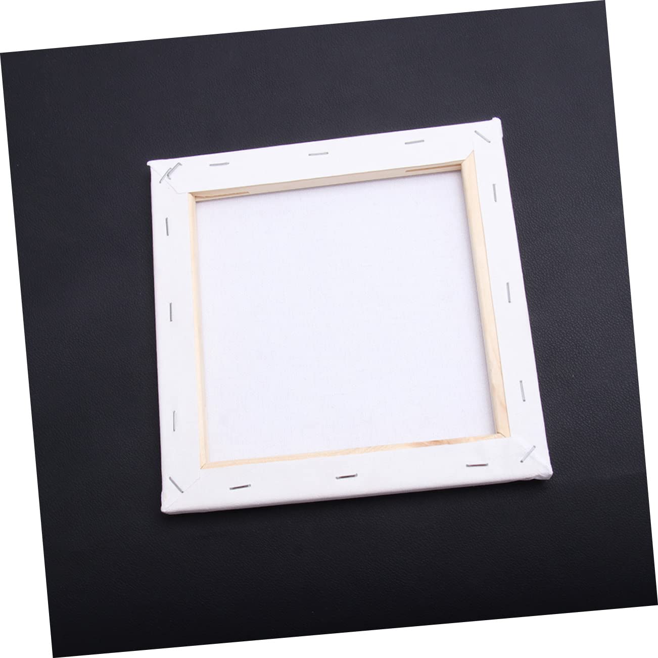 NUOBESTY 10Pcs Blank Canvas Boards Oil Painting Frames Square Shape for Art Projects for Beginners DIY Crafts Design for Creative Painting