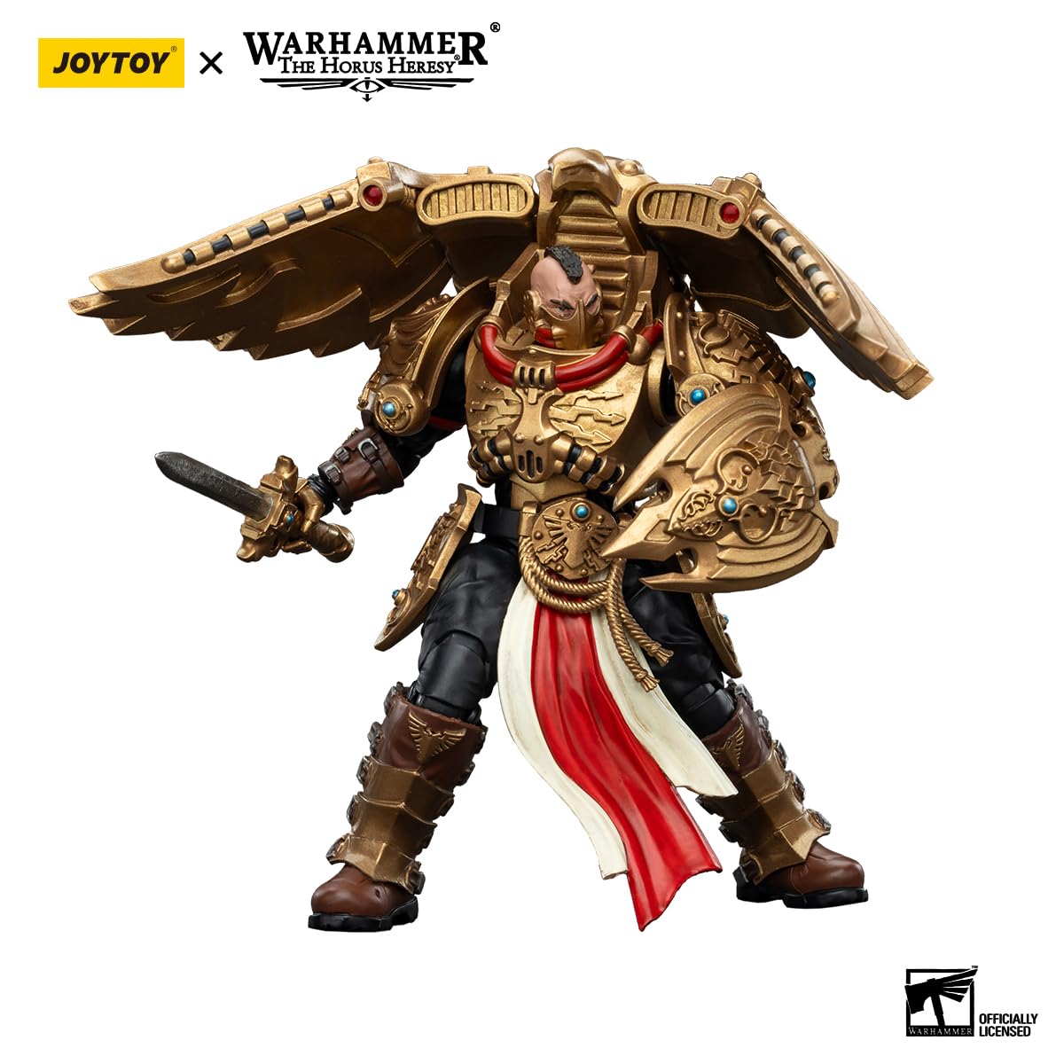 JOYTOY Warhammer The Horus Heresy Legio Custodes Custodian Venatari Squad Venatari with Venatari Lance - Image 4