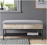 Vista 2 de Banco de almacenamiento Loring (roble vintage)