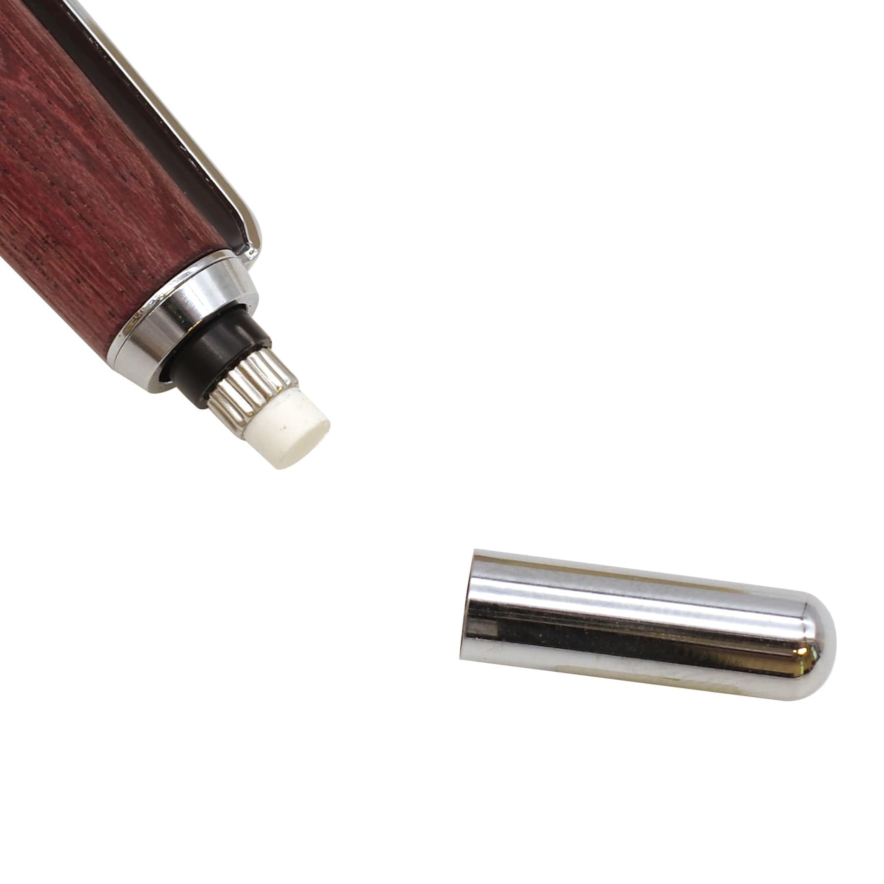 Amazon.co.jp: 002SV 木軸 シャープペンシル 0.5mm【パープルハート