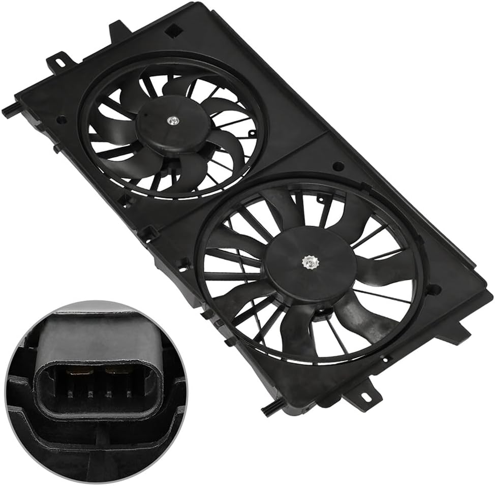 Engine Cooling Fan Assembly for 2014-2016 for Chevy Impala Limited, 2006-2013 for Chevy Impala, 2006-2007 for Chevy Monte Carlo