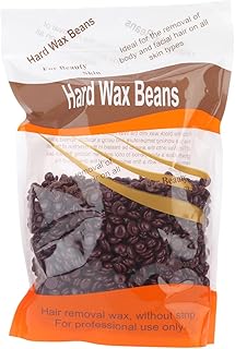 Hard Wax Beans for Face, Underarms, Brazilian, Bikini Hair Remover 10.6 Ounce (Chocolate)