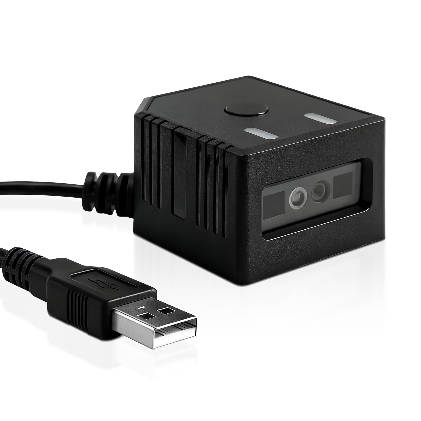 Yanzeo S15 2D Embedded Fixed Mount Barcode Scanner Scan Engine, USB Interface, High Speed CMOS QR Code Reader Module with Auto-Sense and Continuous Scan, IP54 Durable for Kiosk, Factory, POS Terminal