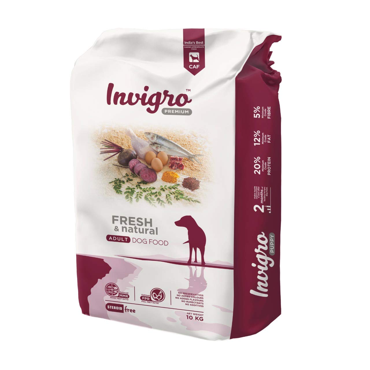 INVIGRO - Premium Non-Vegetarian Fish Meat Dry Dog Food (10 KG) (B084RN23WJ) Amazon Price History, Amazon Price Tracker