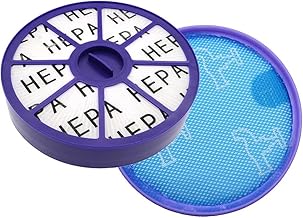 Recamania Dyson DC19, DC20, DC21, DC29 Front & Rear HEPA Filter Kit - 152mm and 153mm Diameters - Paper Filters Compatible with DYSON Vacuum Cleaners