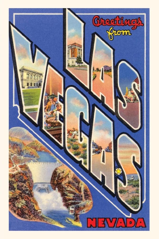 Vintage Journal Greetings from Las Vegas, Nevada (Pocket Sized - Found Image Press Journals)
