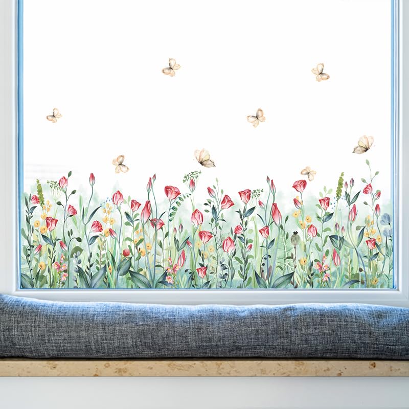 INDIAN ROYALS Green Grass Wall Stickers for Living Room Flowers, Floral Wall Stickers, Flower Sticker, Nature Wall Stickers, Garden Stickers for Walls of Home (50 CM x 70 CM) (B0CPVN1RSP) Amazon Price History, Amazon Price Tracker