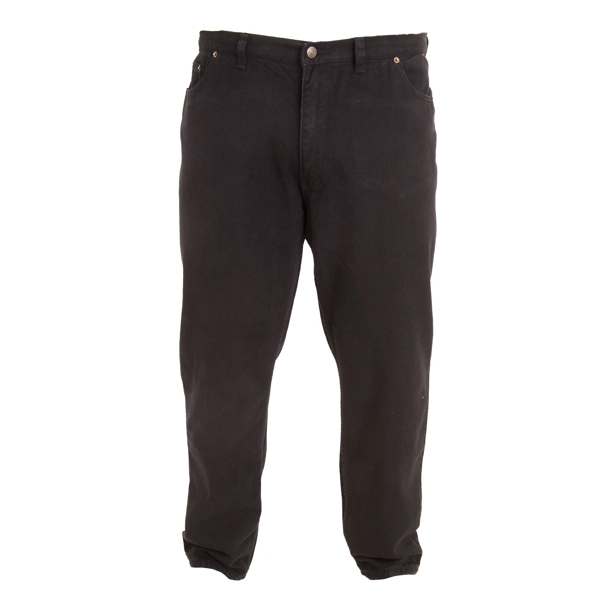Duke London Men's Black Duke Rockford Kingsize Comfort Fit Jeans (70R) (Black)