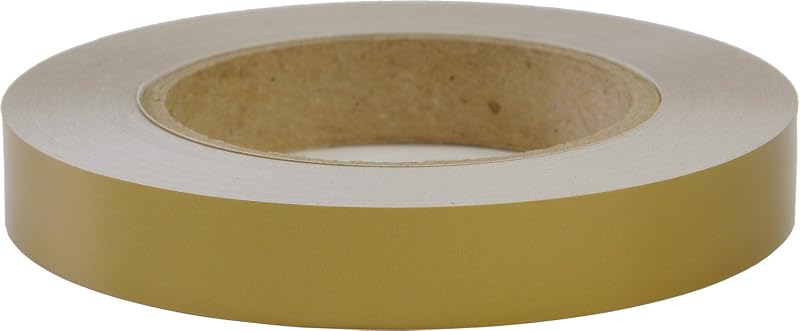 Fita de Pinstripe Lisa Linear Designs em Vinil Dourado para Carro, Caminhão e Barco – 1,27 cm x 15,24 m