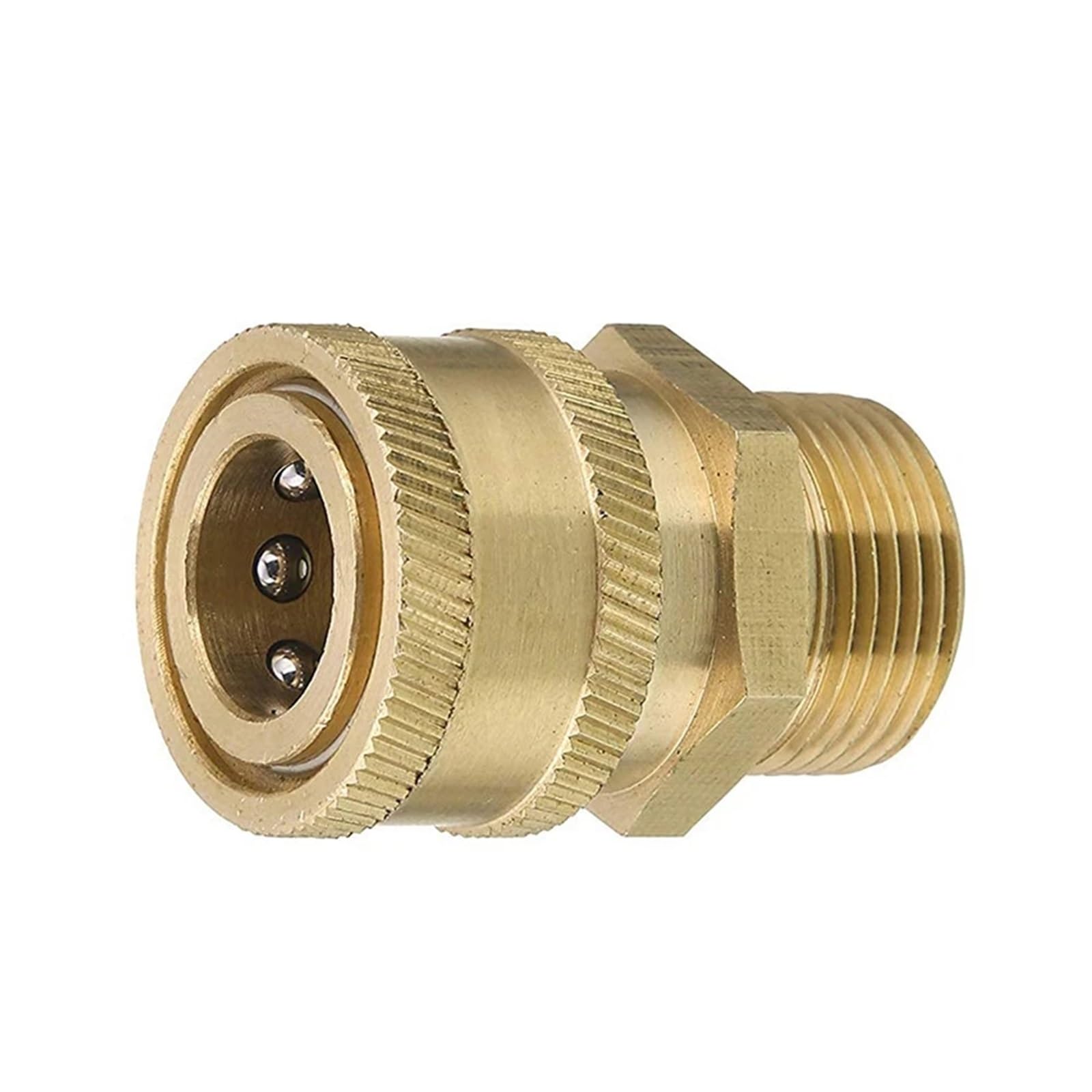 Set di valvole adattatori per idropulitrice Quick Connect Kit metrico M22 14 mm a 1/4 di pollice femmina girevole a M22 raccordo maschio 5000 Psi