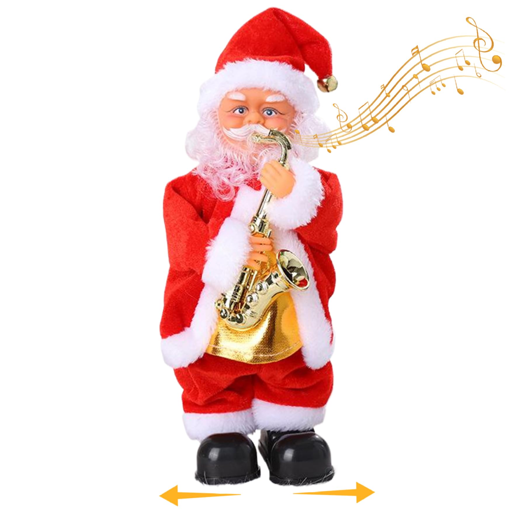 Père Noël dansant twerking lumineux pour ambiance festive de salon