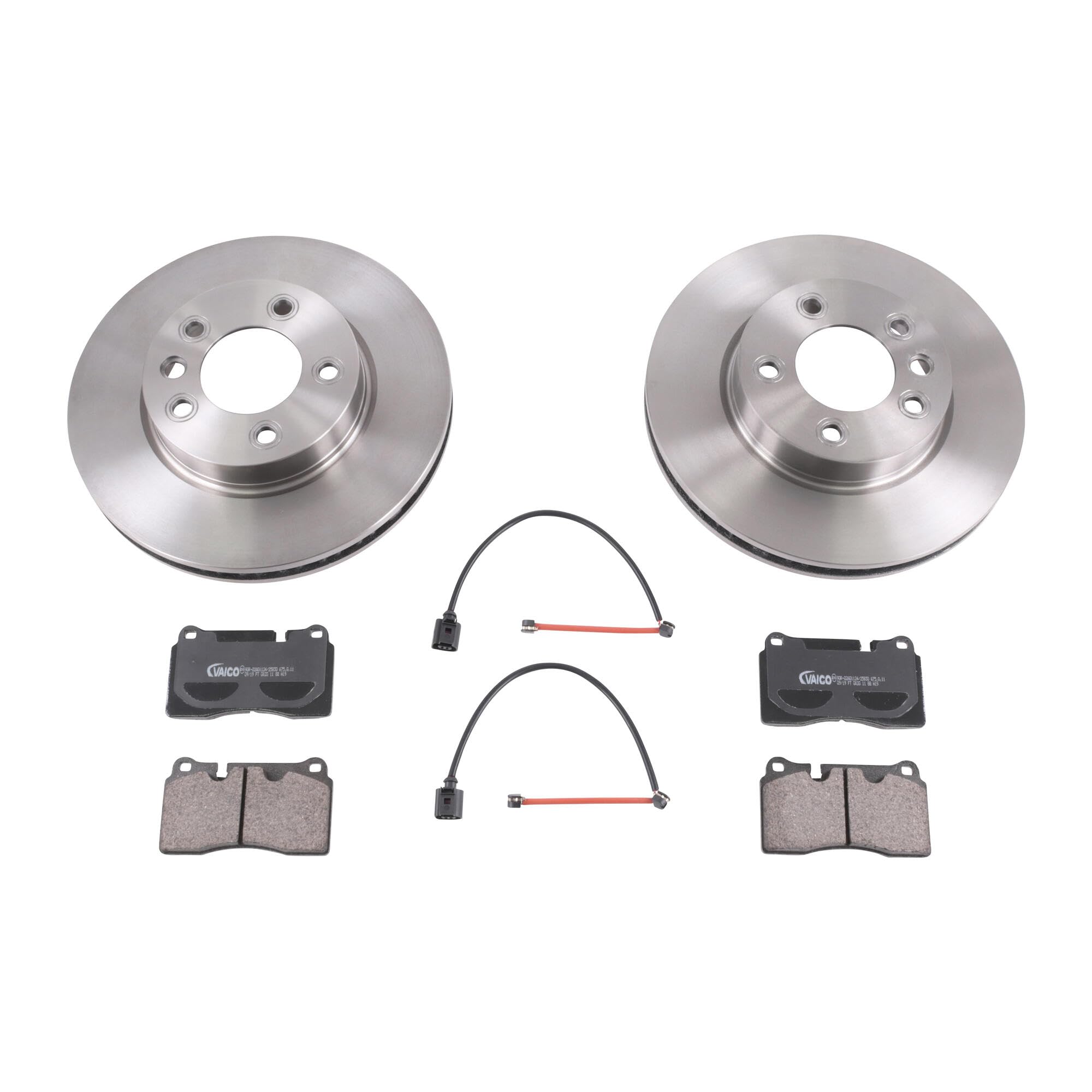 VAICO V10-5938 BREMSSCHEIBEN BELÄGE VORDERACHSE SATZ PASSEND FÜR TOUAREG 7L 7P BELÜFTET EXPERT KIT | Kompatibel mit: VW TOUAREG, TOUAREG