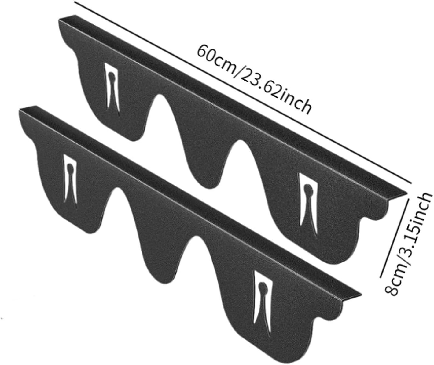2X 炉ギャップカバー 炉 隙間 フィラー 装飾 キャビネット 隙間カバー 耐熱ガジェット レンジトリム ファームハウス キッチン用