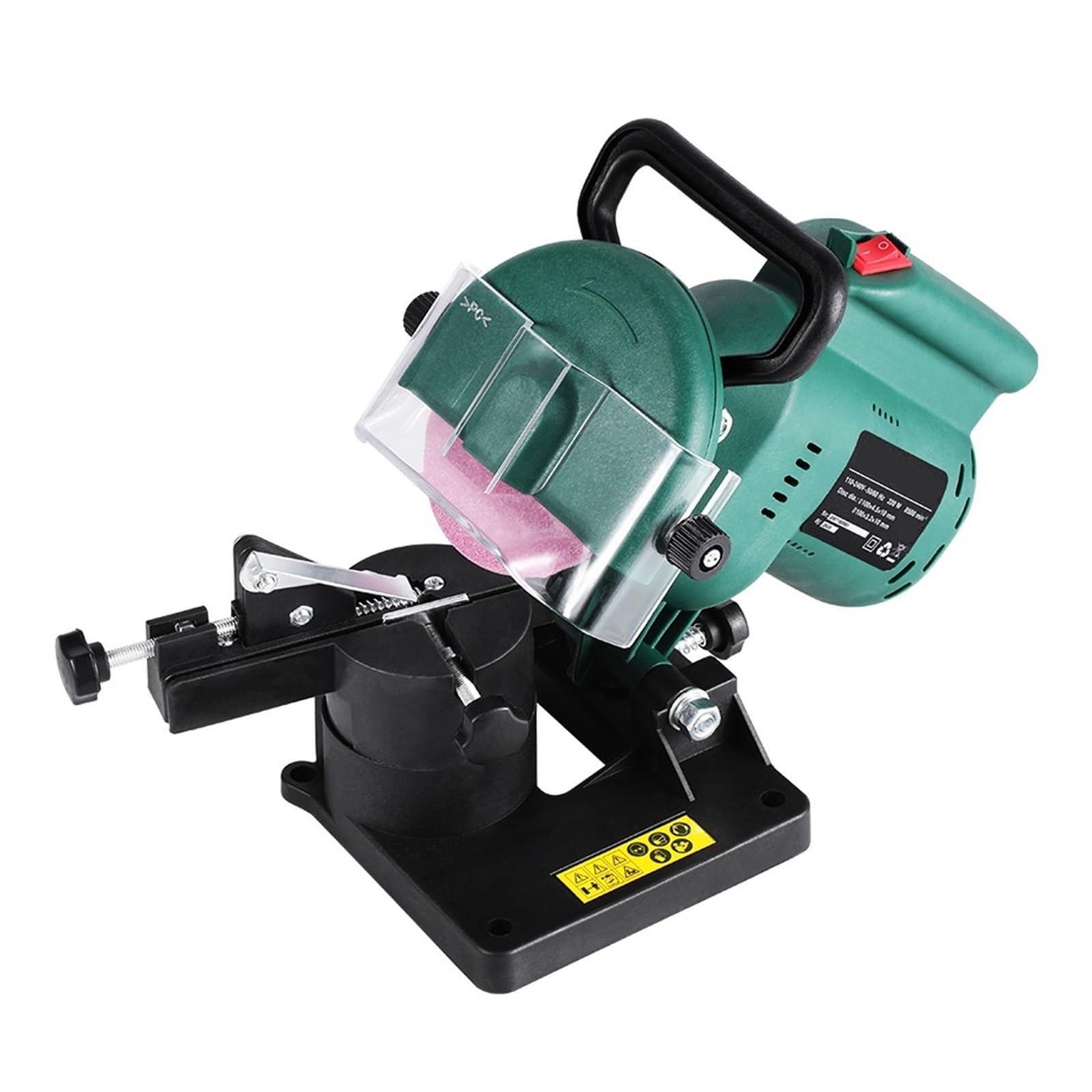 Afilador De Motosierra Eléctrico 220 W, Cadena 100 Mm Y 4 Pulgadas, Máquina For Afilar Cadenas, Portátil Ahorra Tiempo Y Esfuerzo