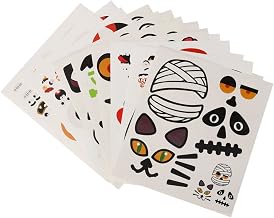 16Pcs Adesivo De Abóbora Adesivos De Scrapbooking Decoração De Lanterna Enfeites De Scrapbook Decorações De Abóbora Adesivos De Janela Para Halloween Abóbora Emoticon Adesivo