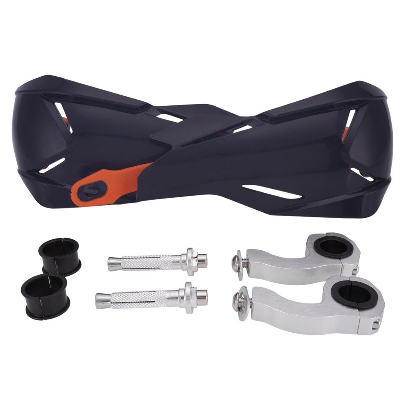 Guardamanos Protector Manillar Motocicleta 22MM 28MM Adapta Todos Rangos Manillar 7/8 "22 Mm 1 1/8" 28 Mm Puños De Moto (Color : Black Black)