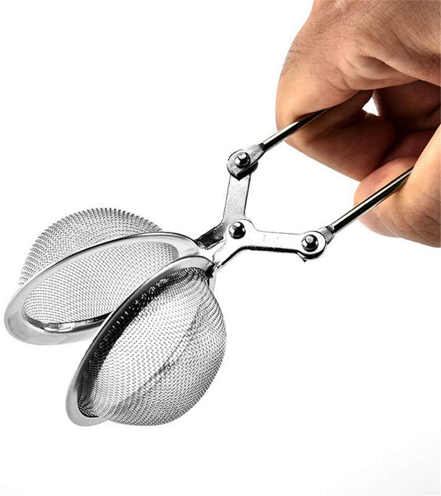2 Boules à Thé En Inox - Infuseur à Thé Réutilisable, Filtre Fin, Avec Pince, Pour Thé En Vrac Et épices