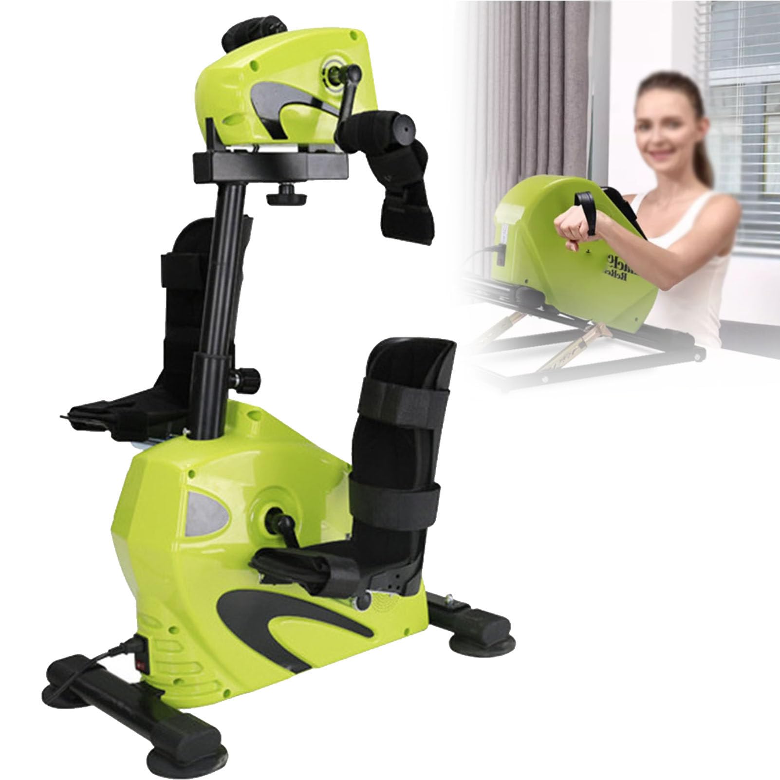 Elektryczny pedałowy rower treningowy, rehabilitacyjny rower dla niepełnosprawnych seniorów, rower treningowy do ćwiczeń kończyn górnych i dolnych, sprzęt rehabilitacyjny do jazdy na rowerze