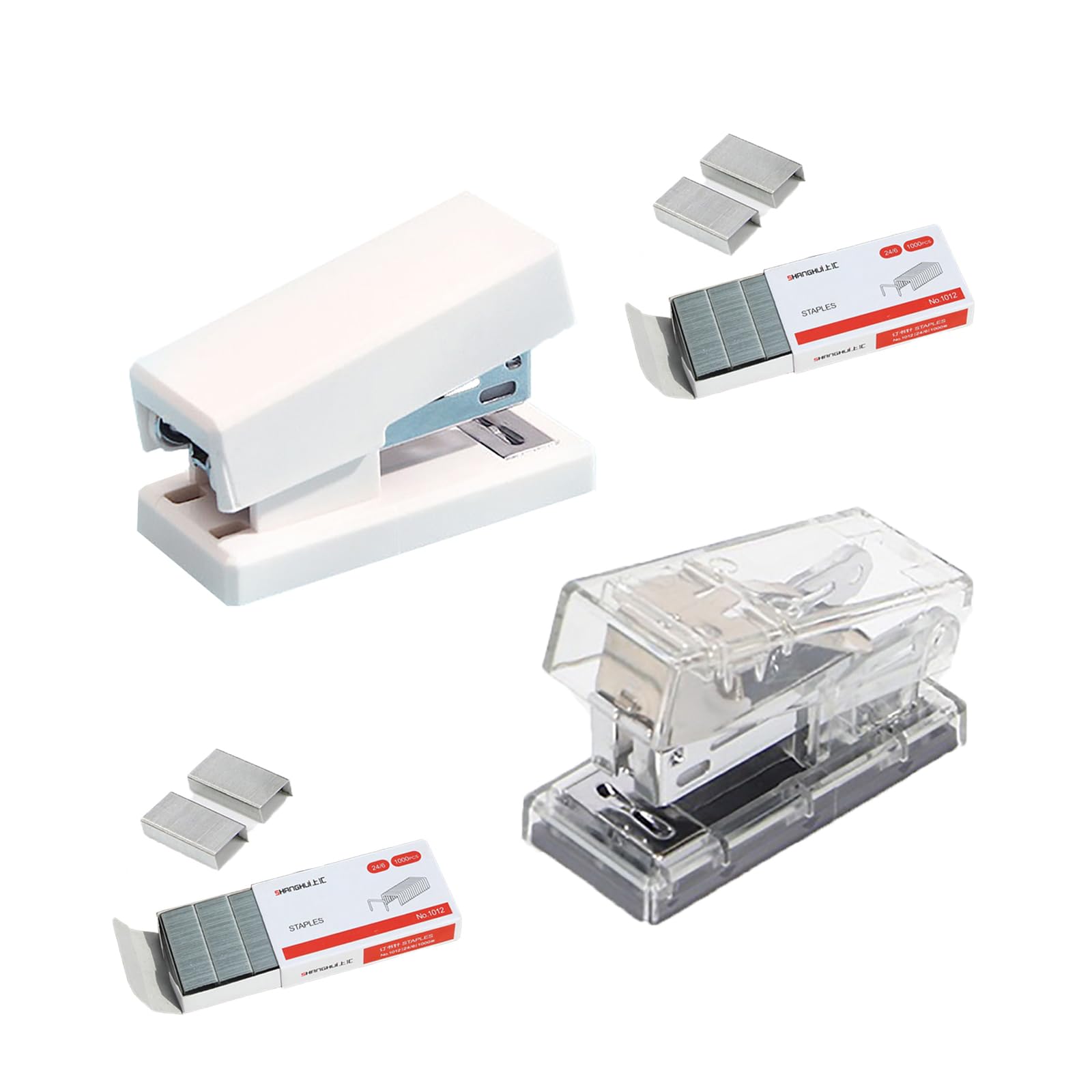 Mini Stapler Aria Premium Set - With Built-in Staple Removers, 2000 ...