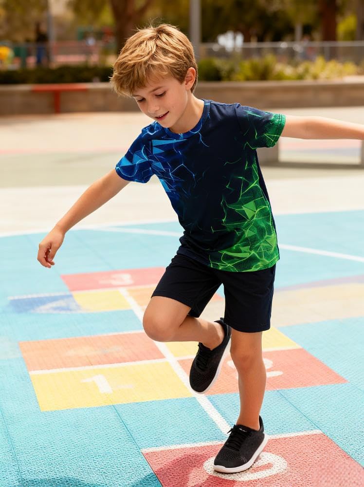 Enlifety Boys Girls T-Shirts 3D Graphic Shirts Kids Cool Short Sleeve Tees Size 4-14T - Image 5