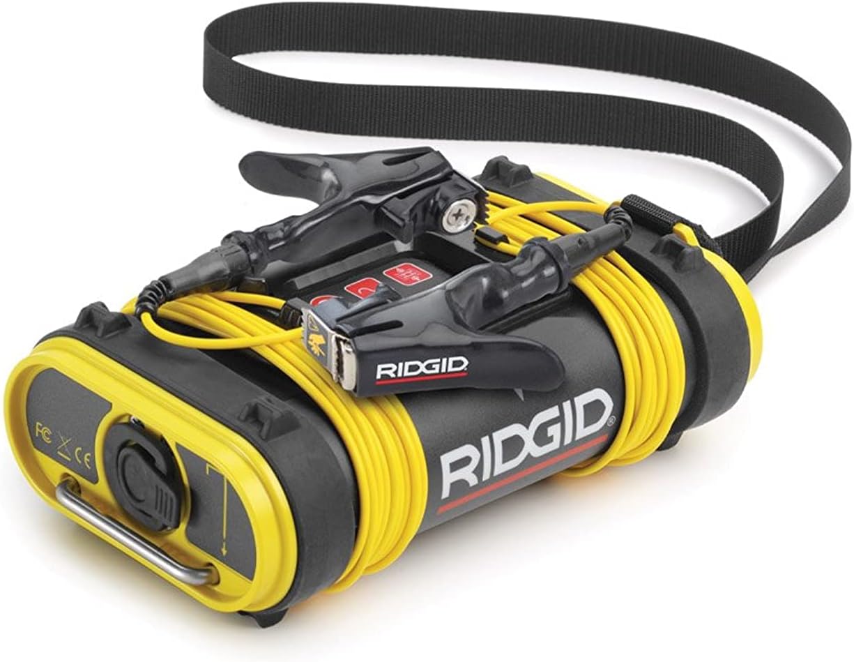 RIDGID 21893 SeekTech SR-20 Utility Pipeline Locator and Receiver & 21898 SeekTech ST-305 Line Transmitter, Line Tracer and Underground Line Locator,Yellow,S