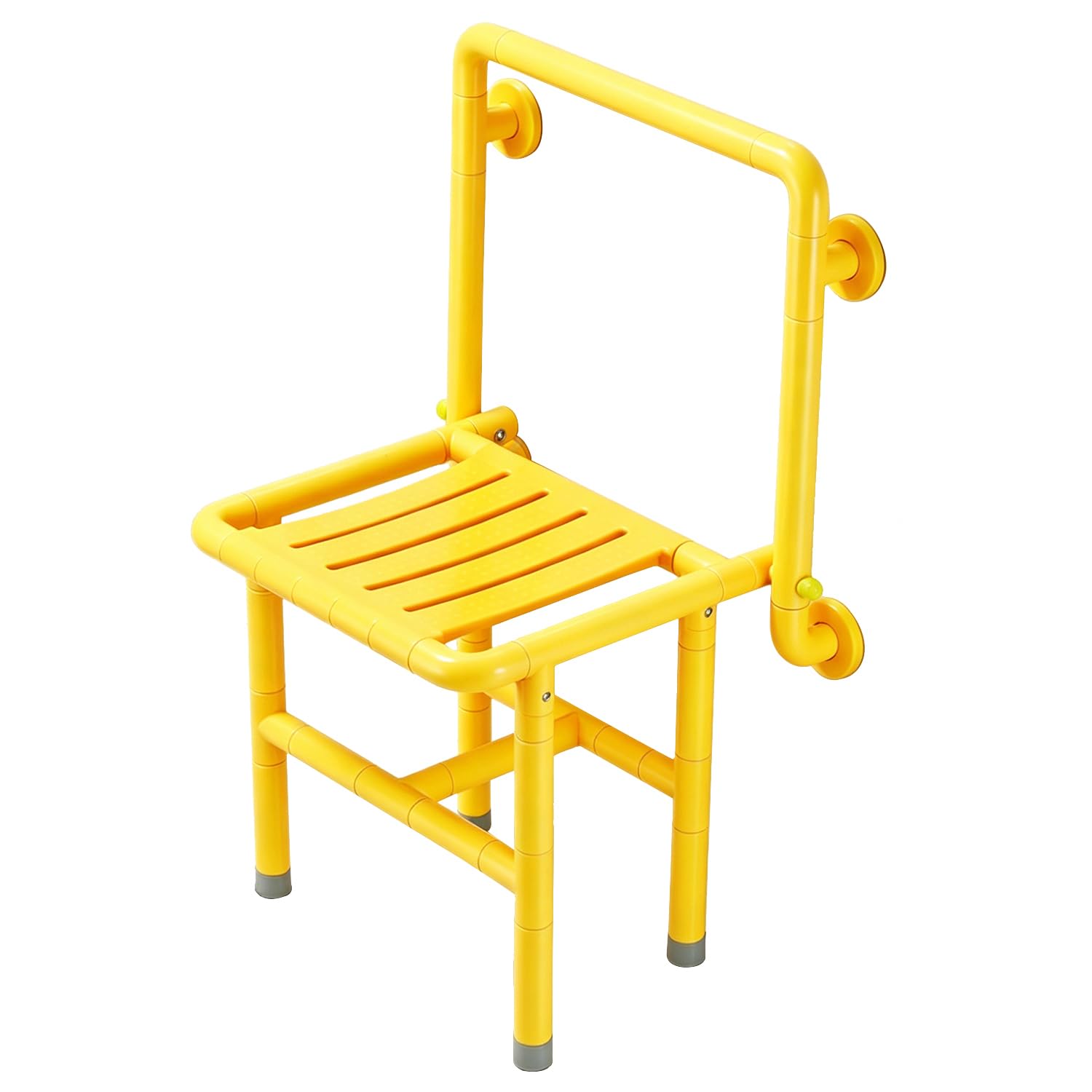 XQKXHZ Wall Mounted Folding Shower Chair for Seniors & Disabled