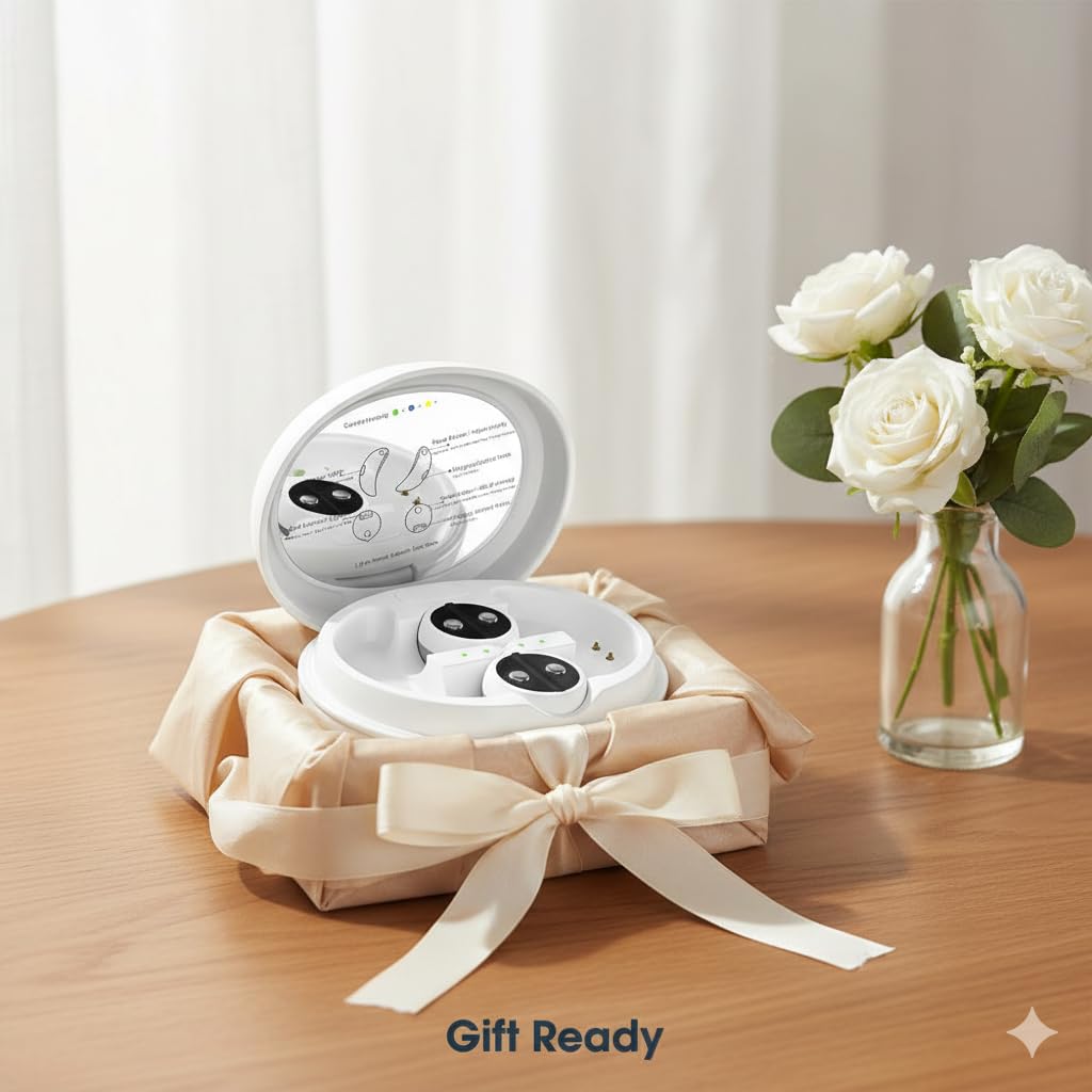 Mikrostrom Augenmassagegerät mit 660 nm Rotlicht & Gel Pads, 2-in-1 Face & Eye Massager gegen Augenringe, Tränensäcke & feine Linien, Erwärmung, 3 EMS-Stufen, wiederaufladbar, sanfte Anti-Aging Pflege