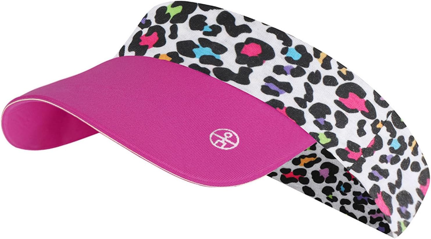 Girls Stretchy Sports Visor Foldable Athletic Sun Hat, Priting Headband with Visor Kids Summer Cooling Cap for Tennis, Golf