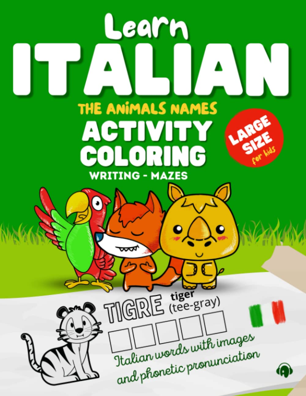 Amazon.com: Learn Italian Activity and Coloring Book for Kids: How to ...