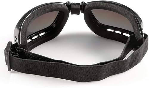 Miniatura 2 de Gafas de motocicleta acolchadas de espuma resistente al viento Escudo ajustable Sun Dark Tinted