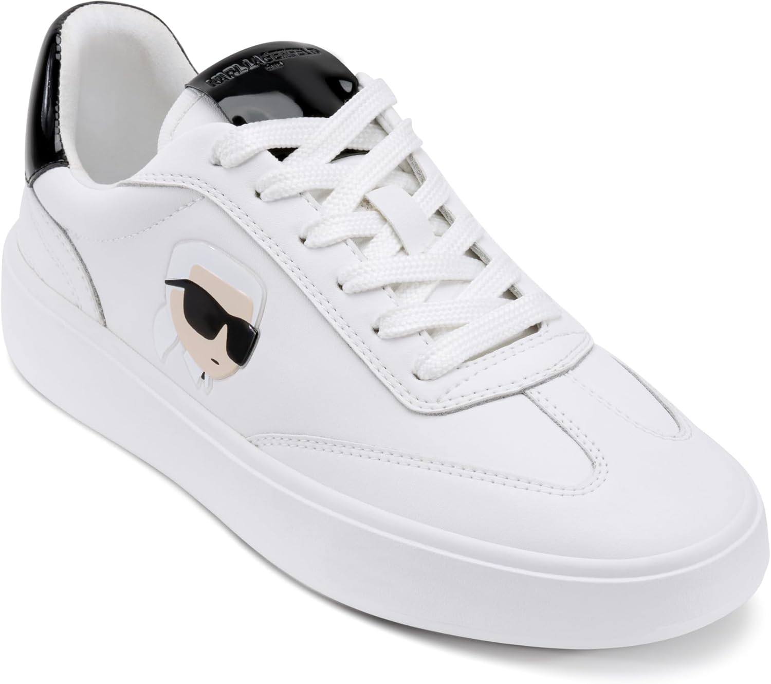 KARL LAGERFELD Womens Sumava Everyday Karl Head Lace Up Sneaker