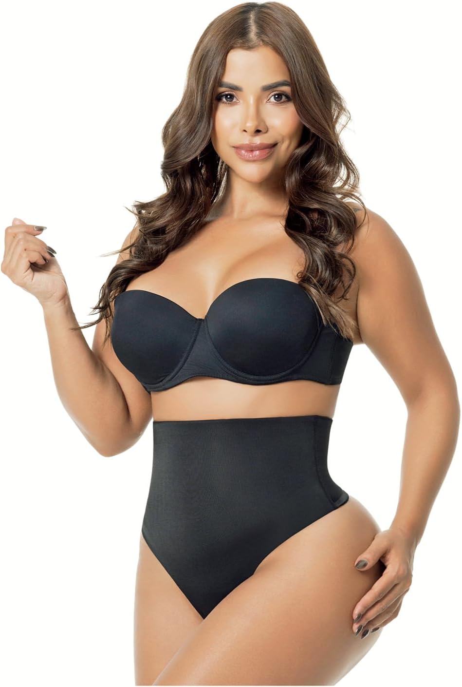 Snatched Body Microfiber Tummy Control Thong 2‑Pack | Seamless Shapewear Underwear Thongs for women Tummy Control - Image 2