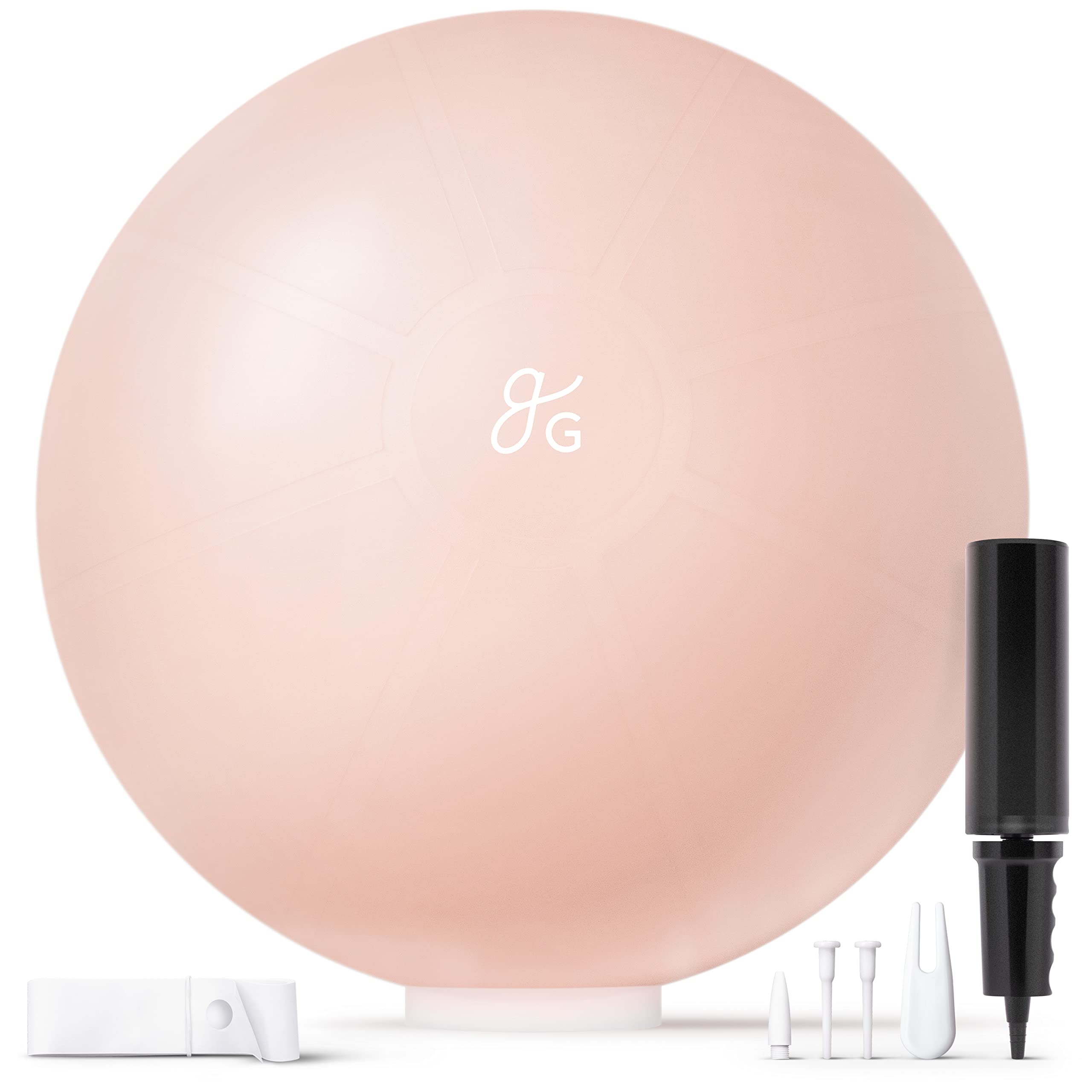Greater Goods Professional Exercise Ball - Yoga Ball for Working Out, Balance, Stability, and Pregnancy, in Multiple Sizes and Colors