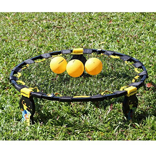 image for JOGENMAX Metal Game Set, Fully Foldable Outdoor Game Set with Detachab