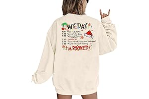 Christmas Sweatshirts for Women: My Day I'm Booked