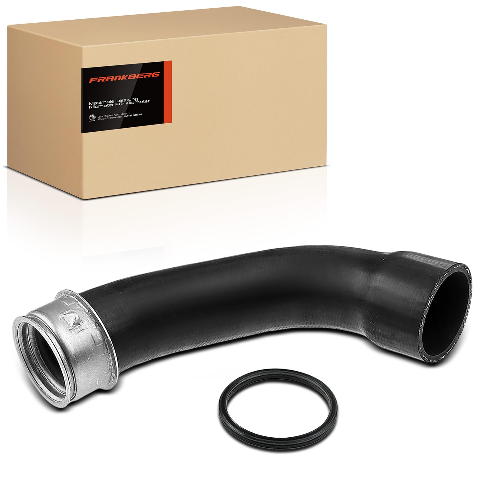 Frankberg Tuyau d'air de suralimentation, tuyau turbo 6Q0145838H | Compatible avec: Polo 9A 9N, R.o.o.m.s.t.e.r 5J7, Fabia I 6Y2, Fabia II 542, Fabia I Combi 6Y5, Fabia I Salon 6Y3