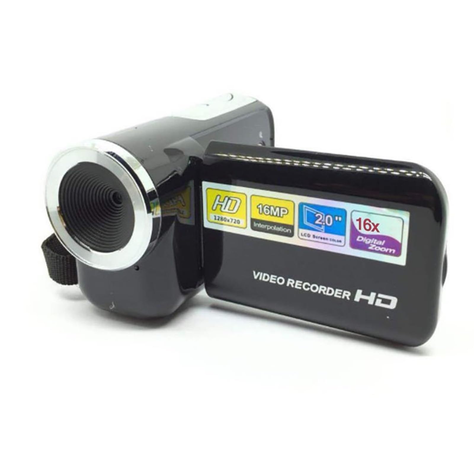 Videocamera Schermo LCD Videocamere Digitali Multifunzionali Ad Alta Definizione DV Bambini Principianti Dilettanti Cattura Facilmente Momenti Meravigliosi(1080P)