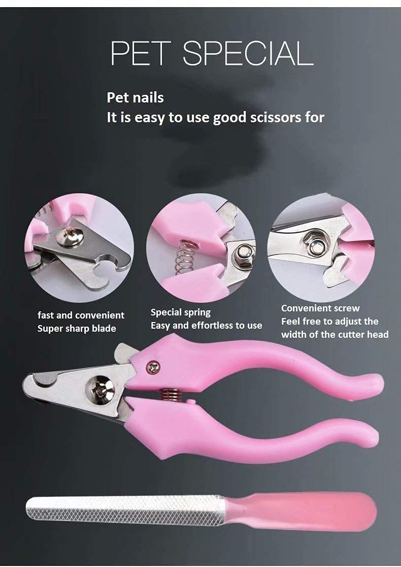 Clippers per Unghie per Animali Domestici, Cani da Cane in Acciaio Inox e Cat Claw Nail Clippers, taglierine per Cure per Animali Domestici per Cani di Piccola Taglia, Gatti