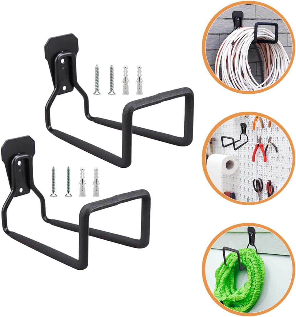 jojofuny 2pcs Garage Hooks Heavy Duty Wall Mount Hooks Magnetic Storage for Garage