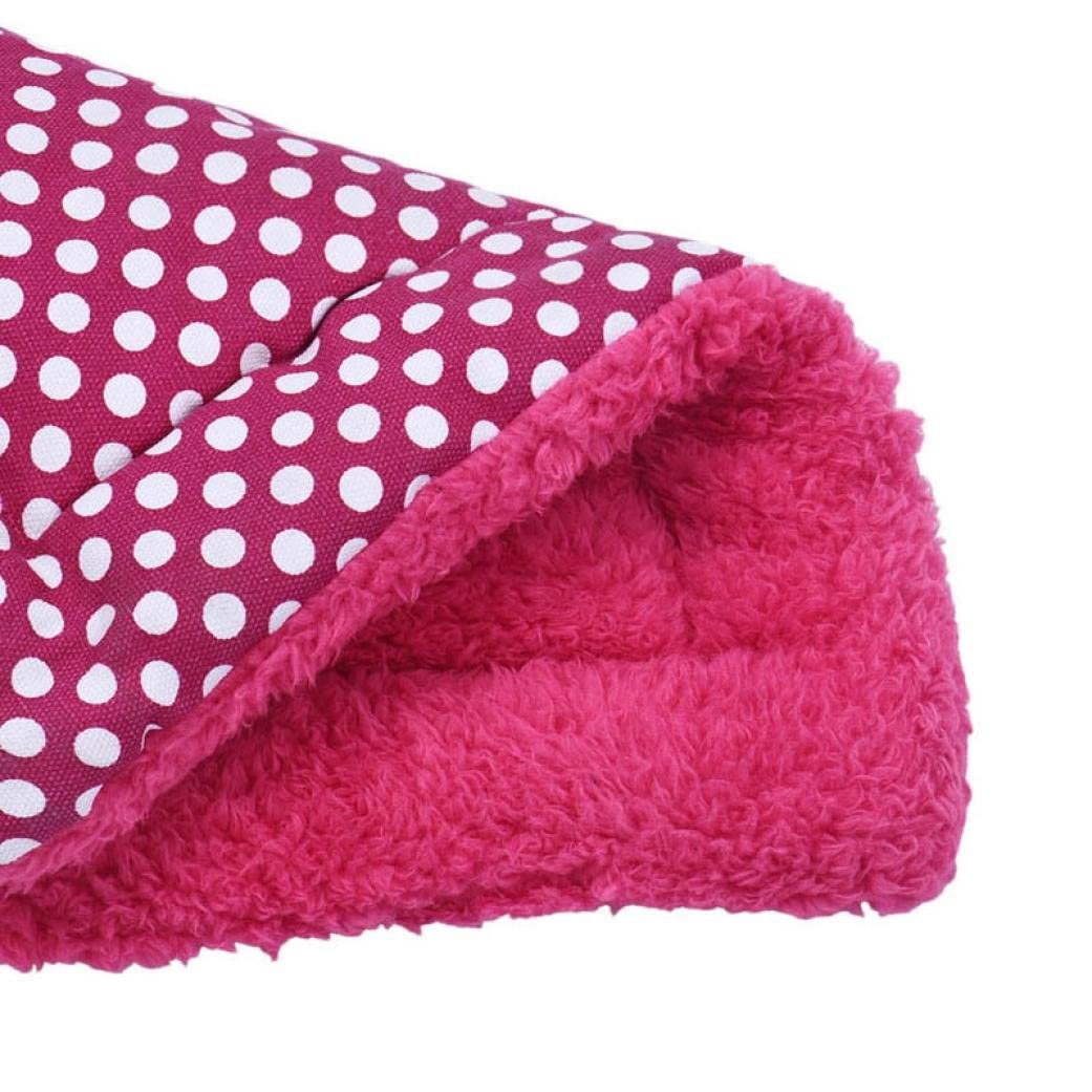 UBERSWEET® Dog Blanket,Tuscom Pet Cushion Dog Cat Soft Warm Sleep Bed Mat(31ÌÑ37cm) (46ÌÑ32cm, Pink)