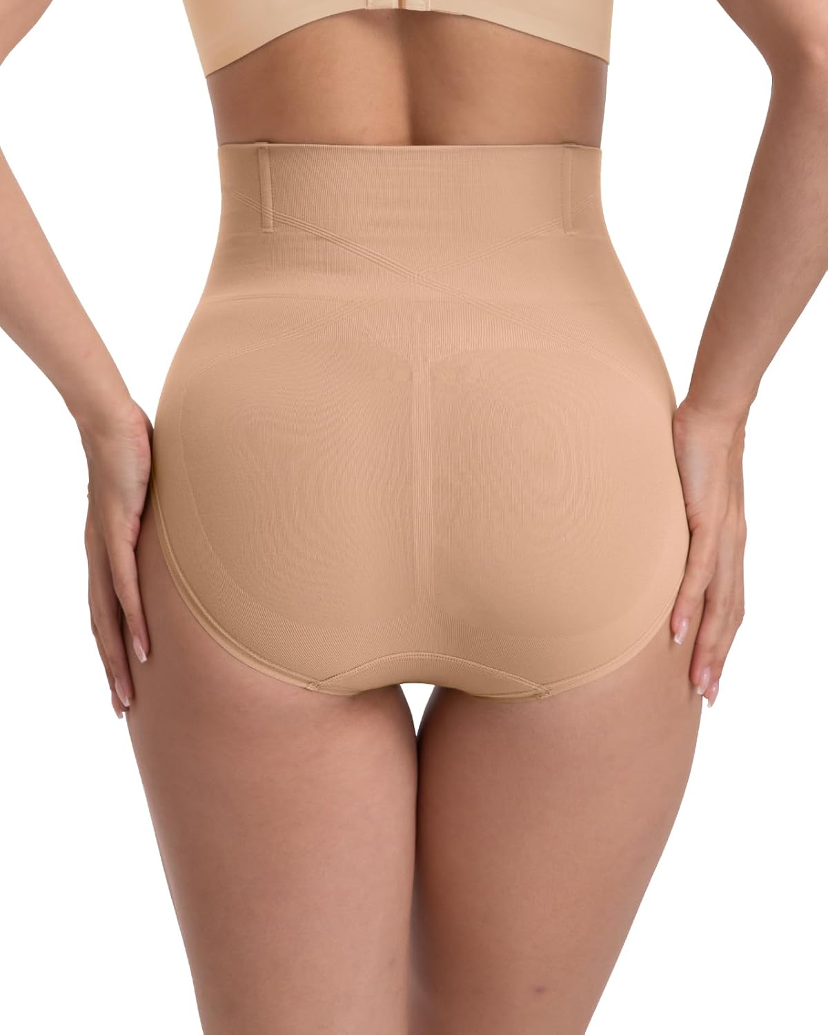 WOWENY Tummy Control Underwear for Women Shapewear High Waisted Body Shaping Briefs Seamless Panty Girdle - Image 2