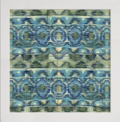 Frame CompanyWatson Range Mirage Pattern III Blue by Pela Studio, Photo Frame - 8 x 8 Inches, White