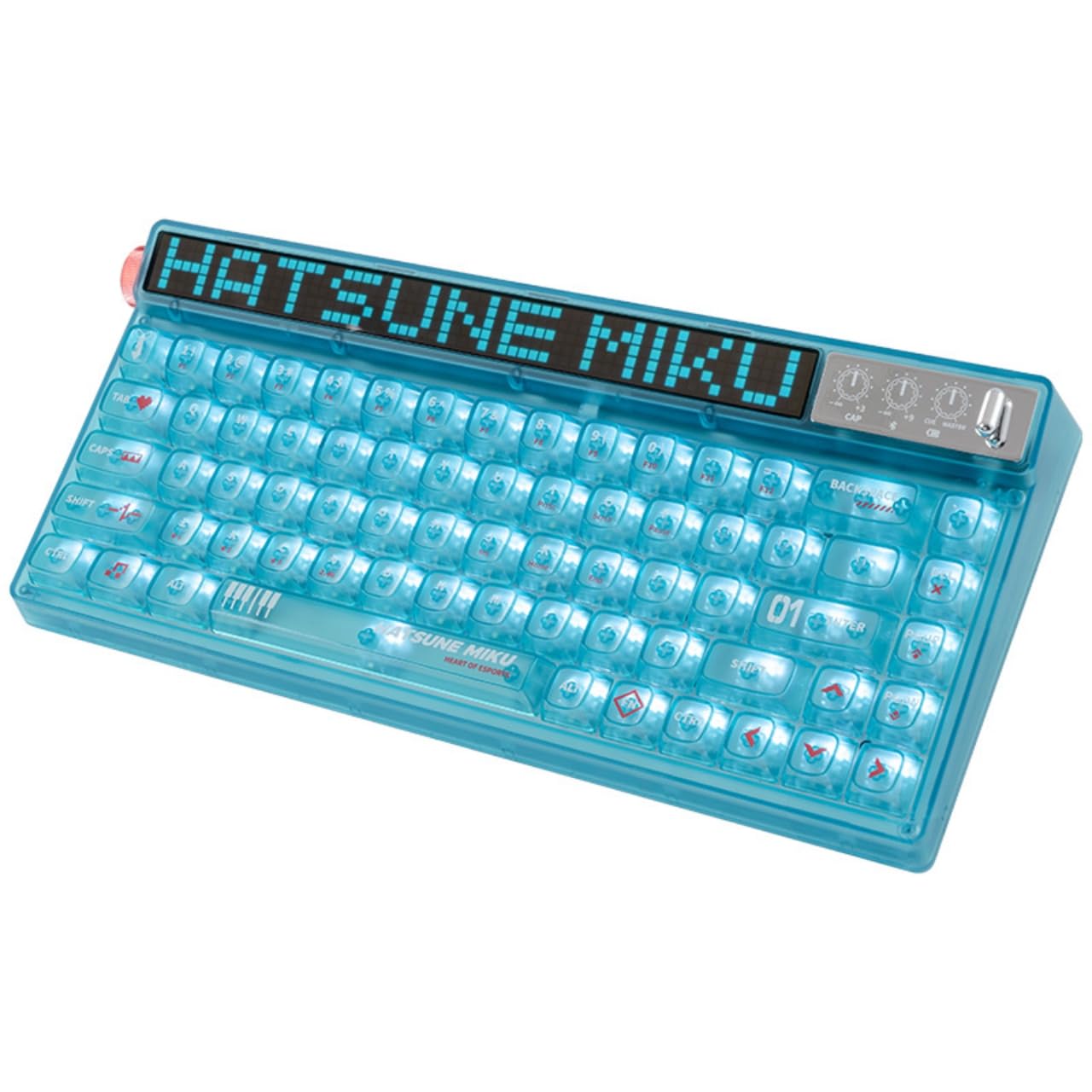 初音ミク　ゲーミングキーボード Amazon.co.jp: WYCOS 初音ミクキーボード 機械キーボード